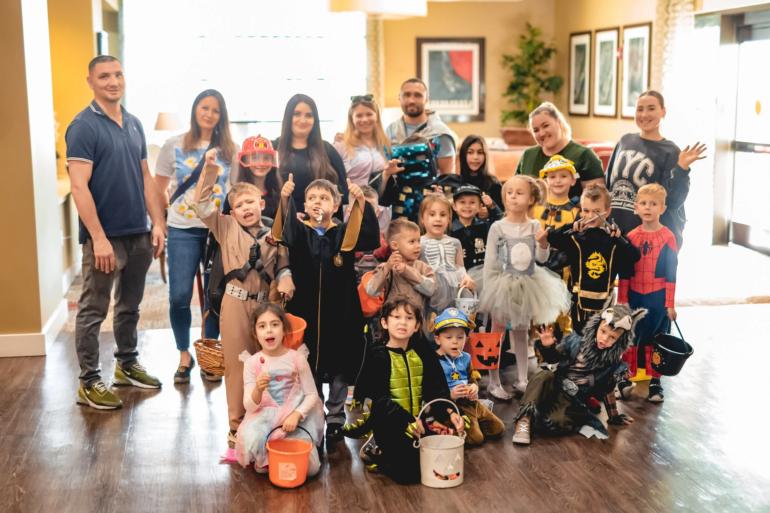 Smart Generation learning community at a costume event